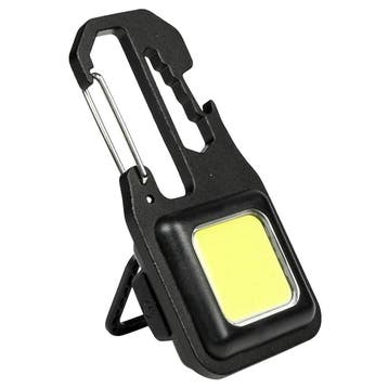 Hofftech Compacte sleutelhanger zaklamp - 380 lumen - opl..., Verzamelen, Sleutelhangers, Ophalen of Verzenden, Nieuw