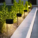 Solar priklamp Vik | Warm wit licht | Set van 3 stuks, Zonne-energie, Verzenden, Minder dan 50 watt, Led