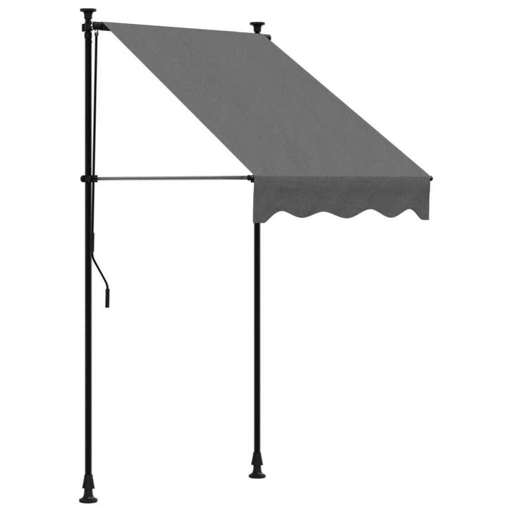 Antraciet Luifel 150cm Breed | 40% Korting!, Tuin en Terras, Zonneschermen, Minder dan 250 cm, Zo goed als nieuw, Overige typen