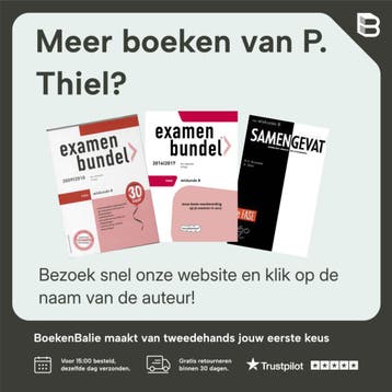 Samengevat Wiskunde B Vwo / Vwo - P. Thiel 9789006078800, Verzenden, Zo goed als nieuw, P. Thiel