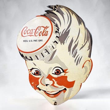 Coca-Cola - Emaille plaat - Emaille