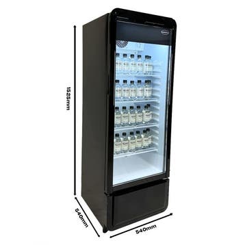 ( Bier )  (Dranken) Koelkast 240L verlichting glasdeur, Gebruikt, Koelen en Vriezen