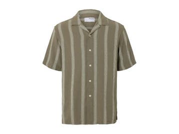 Veiling - Selected Homme Sal Relax Fit Overhemd Vetiver - S, Nieuw