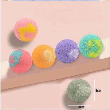 Badbruisballen 12 Stuks – Mini Spa Bombs met Essentiële Olië, Verzenden, Nieuw