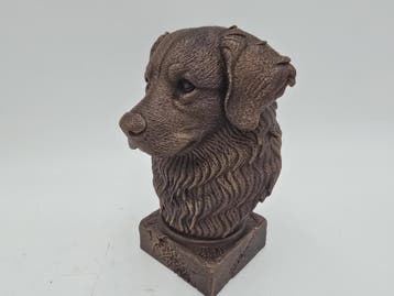 Bust of a bernese mountain dog statue - home decor dog lover, Verzenden, Nieuw