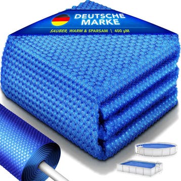 Zwembad Afdekzeil - Rond - Solarzeil - 244 cm - Blauw - Till, Verzenden, Zo goed als nieuw