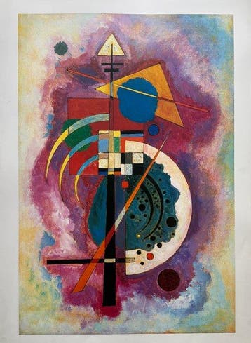 Wassily Kandinsky (1866-1944) - Composition II, Antiek en Kunst