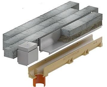 ACO Slotline RVS inspectiestuk 150+850mm H65, Ophalen of Verzenden, Nieuw