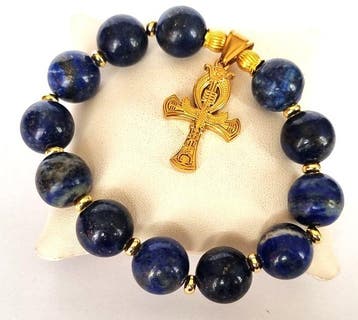 Armband – Ankh-kruis, Oog van Horus en Horusvalk - Kracht