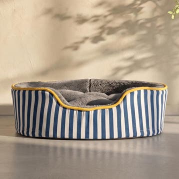 *WOONWINKEL* Honden En Kattenmand Blauw Wit Gestreept, Verzenden, Nieuw