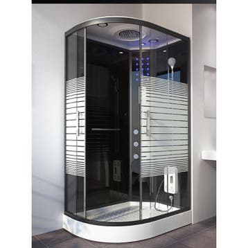 Stoomcabine Nero  120X80X220 Links (Stoomcabines, Badkamer), Ophalen of Verzenden, Nieuw