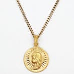 Ketting met hanger - 18 karaat Geel goud - 10.000