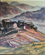 Joseph André Mussler (1904–1980) - Vue de Noës, Valais