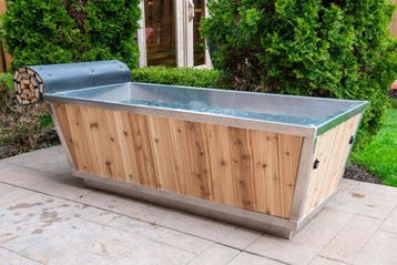 IJsbad Glacier Plunge Tub koud dompelbad ice bath Red Cedar, Ophalen of Verzenden, Nieuw
