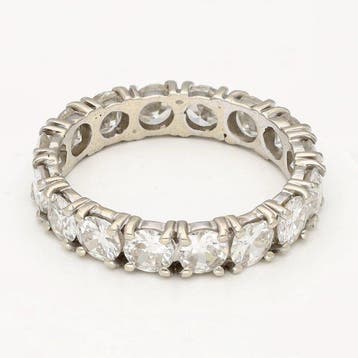 Ring - 18 karaat Witgoud Diamant (Natuurlijk), Nieuw
