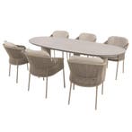 Denia Florence dining tuinset 240x105xH75 cm 7 delig, Tuin en Terras, Ophalen of Verzenden, Nieuw