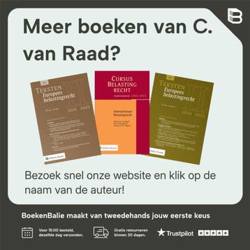 Teksten internationaal belastingrecht 2015/2016 - C. van, Verzenden, Zo goed als nieuw, C. van Raad