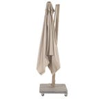 Siesta premium zweefparasol 300x300 cm latte frame sand 4, Tuin en Terras, Parasols, Ophalen of Verzenden, Nieuw