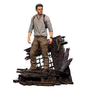 Uncharted Movie Deluxe Art Scale Statue 1/10 Nathan Drake..., Ophalen of Verzenden, Nieuw