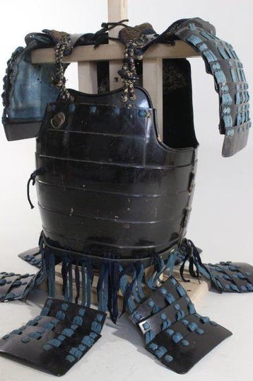 Harnas - Japan - E3-582 Yokohagi Nimai Dou met 6 Dan Ita, Antiek en Kunst