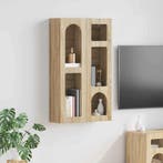 vidaXL Hangkast met plank Sonoma Eiken 59 x 20 x 100 cm, Huis en Inrichting, Kasten | Overige, Verzenden, Nieuw
