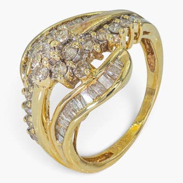 Zonder minimumprijs - Ring - 14 karaat IGI, Geel goud -, Nieuw