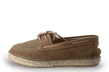 Manfield Instappers in maat 38 Beige, Verzenden, Zo goed als nieuw, Manfield, Instappers