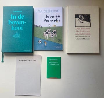 J.M.A. Biesheuvel - Lot met 5 uitgaven, waarvan 2 gesigneerd