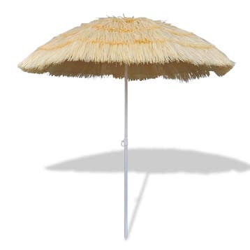 vidaXL Strandparasol kantelbaar Hawaii-stijl, Verzenden, Nieuw, 1 tot 2 meter, Strandparasol