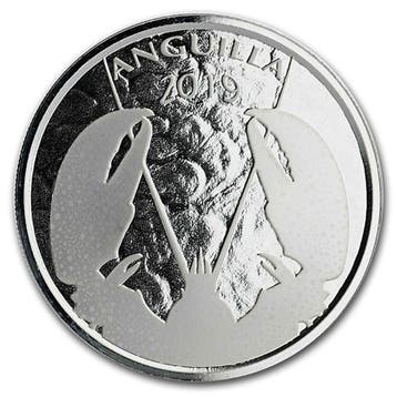 EC8 - Anguilla Lobster 1 oz 2019 (25.000 oplage), Verzenden, Midden-Amerika, Losse munt, Zilver
