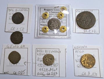 Italië, Genua vari valori vari anni (Zonder minimumprijs)