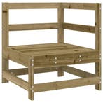 Hoekbank Tuin Hout | Tweedekansje | Laatste Stuk!, 2 zitplaatsen, Ophalen of Verzenden, Zo goed als nieuw, Loungeset