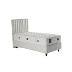Teddy 1-persoons opbergboxspring, Ophalen of Verzenden, Nieuw, Wit