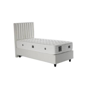 Teddy 1-persoons opbergboxspring, Ophalen of Verzenden, Nieuw, Wit