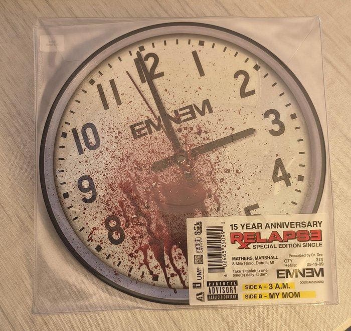 Eminem - 3 A.M. / My Mom - Relapse 15 Year Anniversary, Cd's en Dvd's, Vinyl Singles