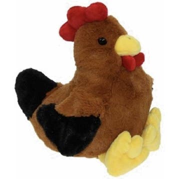 Knuffel kip/haan - pluche - 25 cm - boerderijdier, Verzenden, Nieuw