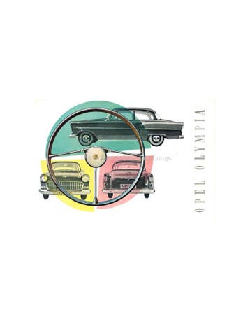 1957 OPEL OLYMPIA BROCHURE NEDERLANDS, Nieuw, Opel, Author