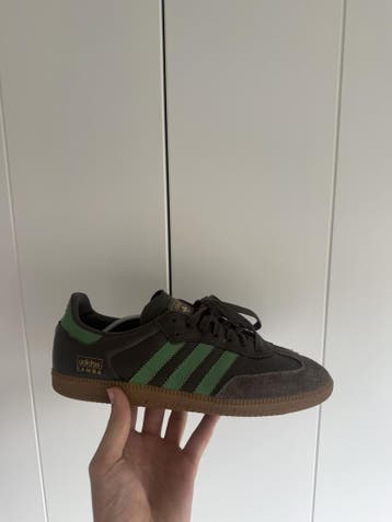 Adidas Samba – Zwart/Groen – Maat 43, Verzenden, Zwart, Sneakers of Gympen, Adidas