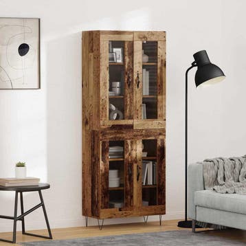 vidaXL buffetkast Oud Hout 69,5 x 34 x 90 cm Bewerkt hout, Verzenden, Nieuw, 50 tot 100 cm, Minder dan 100 cm