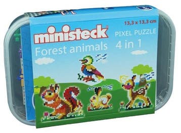 Feuchtmann - 32577 - ministeck 4in1 Bosdieren, Verzenden, Nieuw, Knutselen