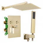 REA Thermostatische inbouw regendouche - 30 cm - glans go..., Ophalen of Verzenden, Nieuw
