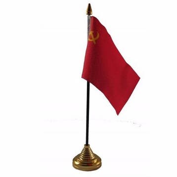 Sovjet Unie versiering tafelvlag 10 x 15 cm - Rusland vers.., Ophalen of Verzenden, Nieuw