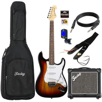 Fazley Classic Series FST118 Sunburst elektrische gitaar, Muziek en Instrumenten, Verzenden, Nieuw