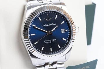 Lucien Rochat - BIENNE - Automatic - Blue - date - 39 MM -, Nieuw