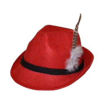 Jagershoedje rood, Verzenden, Nieuw, Feestartikel