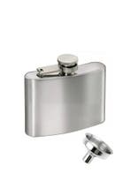 Zakflesje Mini Trechter 59 ml 2 Oz RVS Flesje Platvink Zakfl, Ophalen of Verzenden, Nieuw, Feestartikel, Carnaval