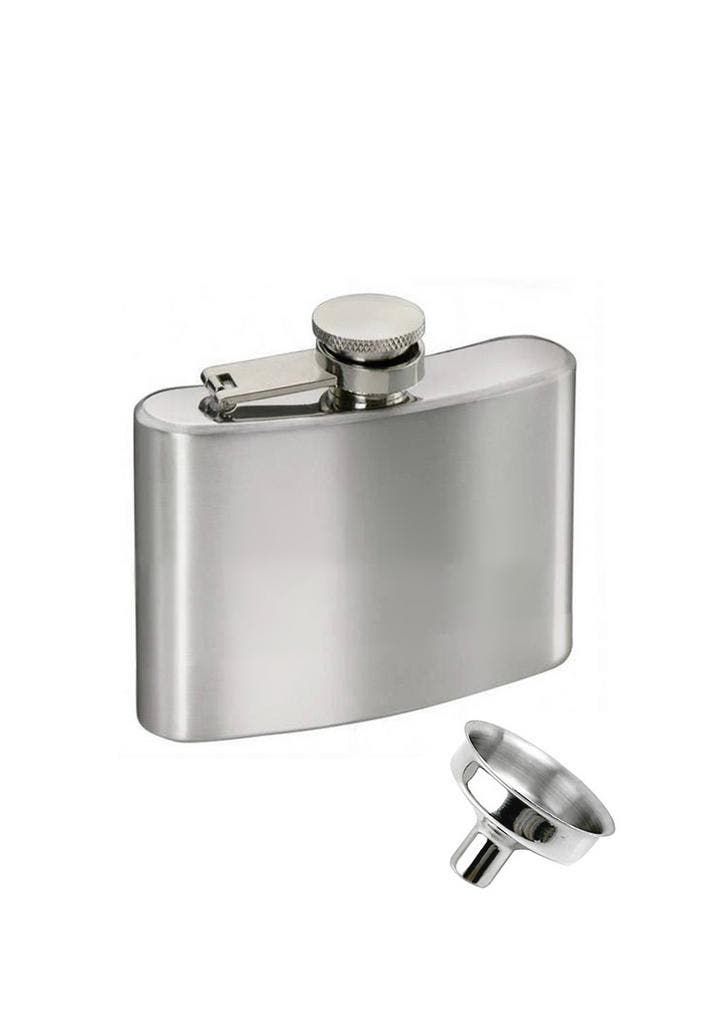 Zakflesje Mini Trechter 59 ml 2 Oz RVS Flesje Platvink Zakfl, Hobby en Vrije tijd, Feestartikelen, Carnaval, Feestartikel, Nieuw