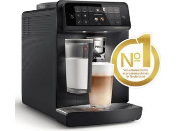 Philips -  Volautomatische Espressomachine Zwart, Witgoed en Apparatuur, Verzenden, Nieuw, Espresso apparaat, Afneembaar waterreservoir