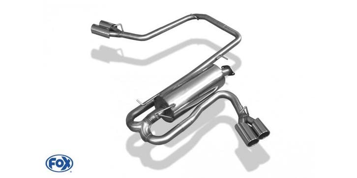 FOX VW Amarok 4x4 - zonder treeplank Einddemper uitlaat rech, Auto-onderdelen, Uitlaatsystemen, Nieuw, Verzenden