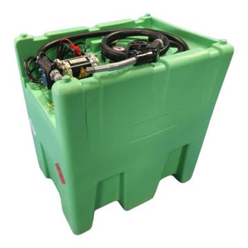 Benzinetank 300 liter mobiele met 12 Volt benzinepomp, Nieuw